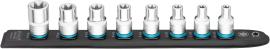 HAZET SmartRail ∙ Flexible Kunststoff-Steckleiste 900E-SR/8 ∙ 1/2 Zoll (12,5 mm) Vierkant hohl ∙ Außen TORX® Profil ∙ 8-teilig ∙ E10 ∙ E11 ∙ E12 ∙ E14 ∙ E16 ∙ E18 ∙ E20 ∙ E24 Produktbild
