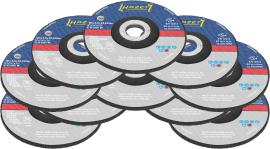 HAZET Schruppscheiben Satz ∙ 125&nbsp;x&nbsp;6&nbsp;x&nbsp;22,23&nbsp;mm (5&nbsp;x&nbsp;1⁄4&nbsp;x&nbsp;7⁄8″) 9233-011/10 ∙ 10-teilig Produktbild