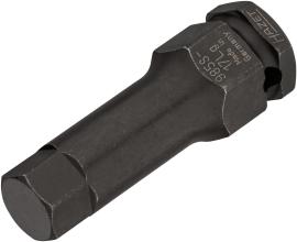 HAZET Schlag-, Maschinenschrauber Schraubendreher-Steckschlüsseleinsatz 985S-17LG ∙ 1/2 Zoll (12,5 mm) Vierkant hohl ∙ Innen Sechskant Profil ∙ SW 17 mm Produktbild
