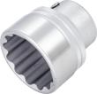 HAZET Steckschlüsseleinsatz 1000AZ-1.7/8 ∙ 3/4 Zoll (20 mm) Vierkant hohl ∙ Außen Doppelsechskant Profil ∙ SW 1.7⁄8″ Produktbild