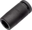 HAZET Schlag-, Maschinenschrauber Steckschlüsseleinsatz 1100SLG-32 ∙ 1 Zoll (25 mm) Vierkant hohl ∙ Außen Sechskant Profil ∙ SW 32 mm Produktbild img1 S