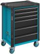 HAZET Werkstattwagen ∙ Assistent 179N ∙ einzeln 179N-6 ∙ L x B x H: 785 mm x 518 mm x 1020 mm ∙ Schubladen, flach: 3× 81 x 522 x 398 mm ∙ Schubladen, hoch: 3× 166 x 522 x 398 mm Produktbild