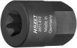 HAZET Turbolader / Krümmer Einsatz 2871-E12 ∙ 17 mm Außen-Sechskant ∙ Außen TORX® Profil ∙ SW E12 Produktbild