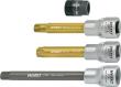 HAZET Keil(rippen)riemenscheibe-Werkzeug 4641/4 ∙ 1/2 Zoll (12,5 mm) Vierkant hohl ∙ Innen Vielzahn Profil XZN, Innen TORX® Profil ∙ 4-teilig Produktbild