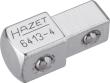 HAZET Durchsteckvierkant 6413-4 ∙ 3/8 Zoll (10 mm) Vierkant massiv ∙ 1/2 Zoll (12,5 mm) Vierkant massiv ∙ Länge: 30,2 mm Produktbild