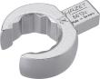 HAZET Einsteck-Ringschlüssel ∙ offen 6612C-21 ∙ 9 x 12 mm Einsteck-Vierkant massiv ∙ Außen Doppelsechskant Profil ∙ SW 21 mm Produktbild