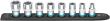 HAZET SmartRail ∙ Flexible Kunststoff-Steckleiste 900-SR/8 ∙ 1/2 Zoll (12,5 mm) Vierkant hohl ∙ 8-teilig ∙ 10 ∙ 13 ∙ 16 ∙ 17 ∙ 18 ∙ 19 ∙ 22 ∙ 24 Produktbild img1 S