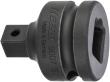 HAZET Reduzierstück 9007S ∙ 1/2 Zoll (12,5 mm) Vierkant hohl ∙ 3/8 Zoll (10 mm) Vierkant massiv ∙ Länge: 37 mm Produktbild