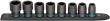 HAZET SmartRail ∙ Flexible Kunststoff-Steckleiste 900S-SR/8 ∙ 1/2 Zoll (12,5 mm) Vierkant hohl ∙ Außen Sechskant-Tractionsprofil ∙ 8-teilig ∙ 13 ∙ 17 ∙ 18 ∙ 19 ∙ 21 ∙ 22 ∙ 24 ∙ 27 Produktbild img1 S