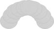 HAZET Schleifpads (Ersatz) ∙ Körnung 320 ∙ ⌀ 76,2&nbsp;mm 9033-5-04/10 Produktbild img1 S