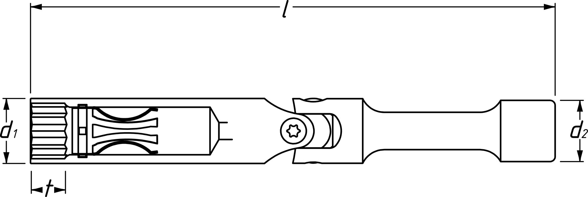HAZET Zündkerzen Schlüssel 4766-3 ∙ 3/8 Zoll (10 mm) Vierkant hohl ∙ Außen Doppelsechskant Profil ∙ SW 14 mm Produktbild img4 L