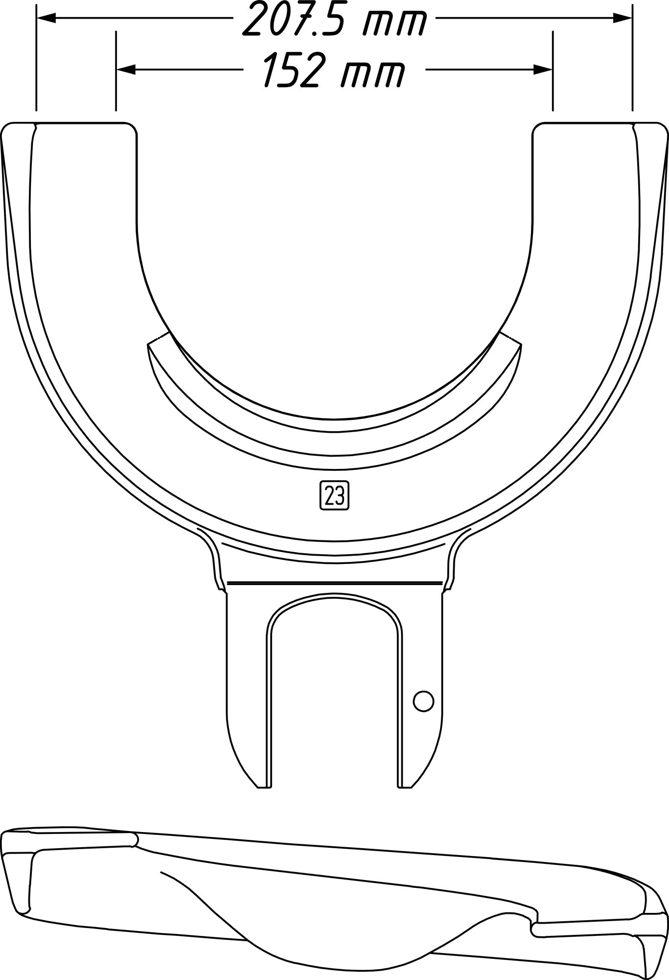 HAZET Spannplatte 4900-23 ∙ 152 – 207,5 mm Produktbild img5 L
