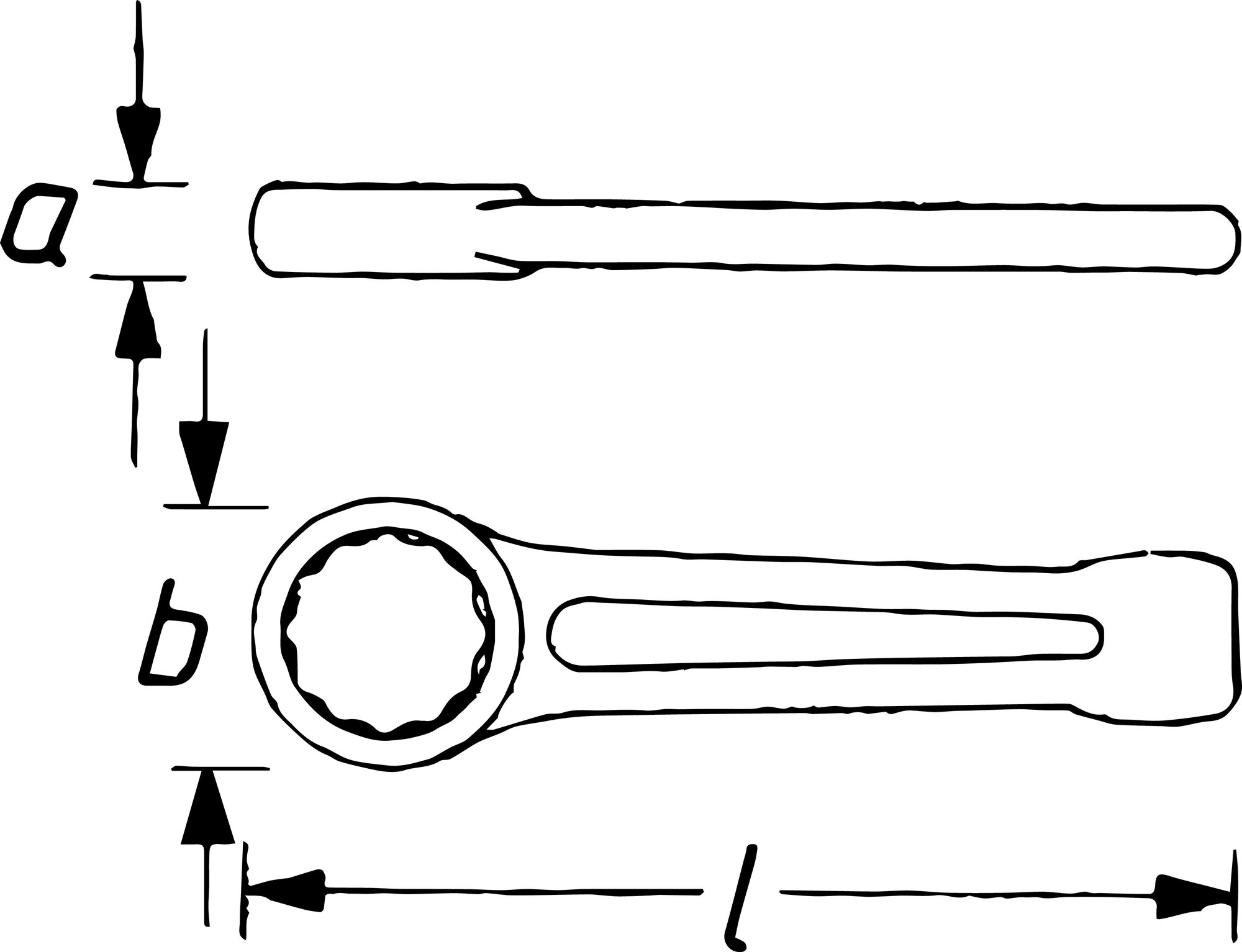HAZET Schlag-Ringschlüssel 642-75 ∙ Außen Doppelsechskant Profil ∙ SW 75 mm Produktbild img4 L