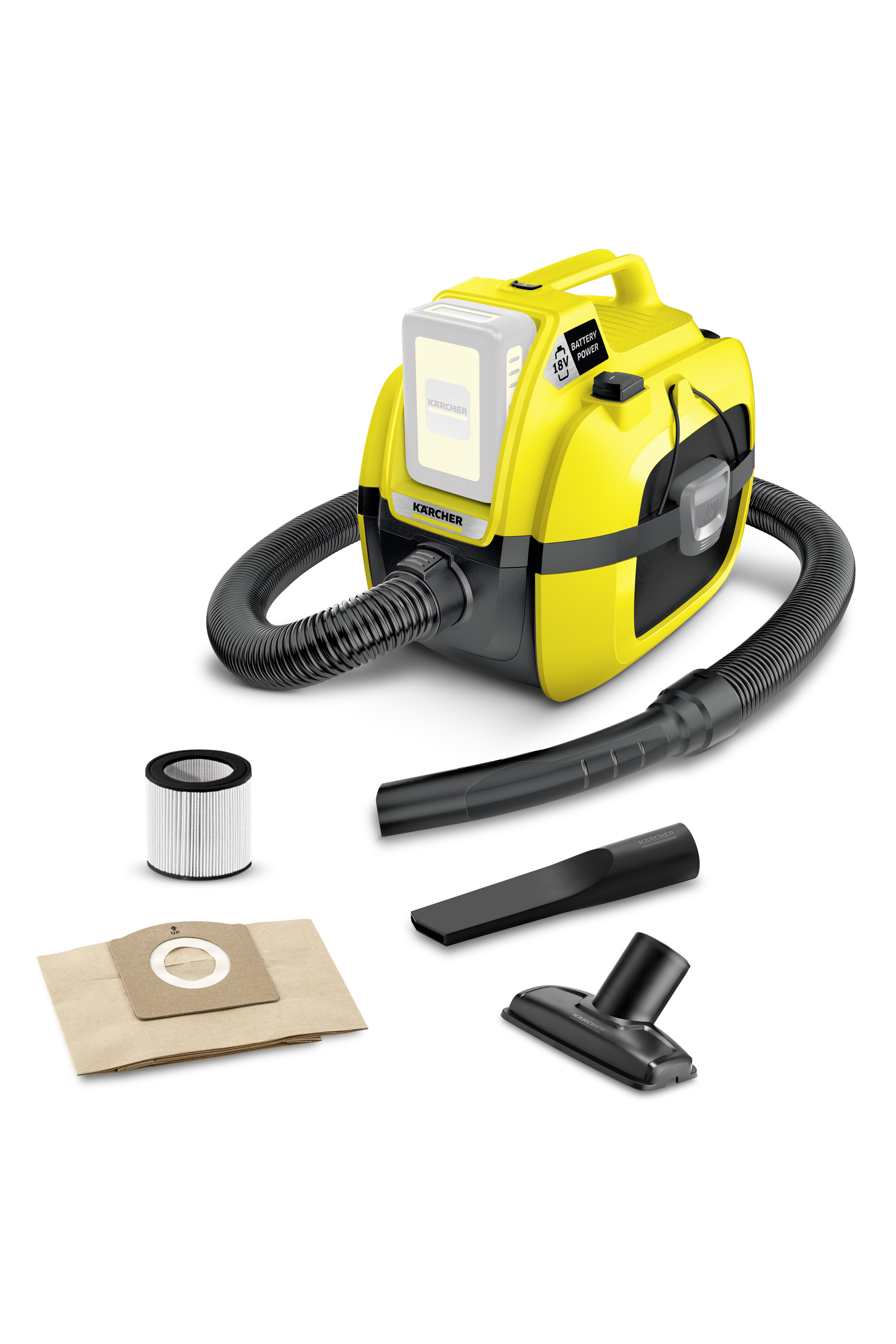 Kärcher Akku-Nass-/Trockensauger WD 1 Compact Battery Produktbild img1 L