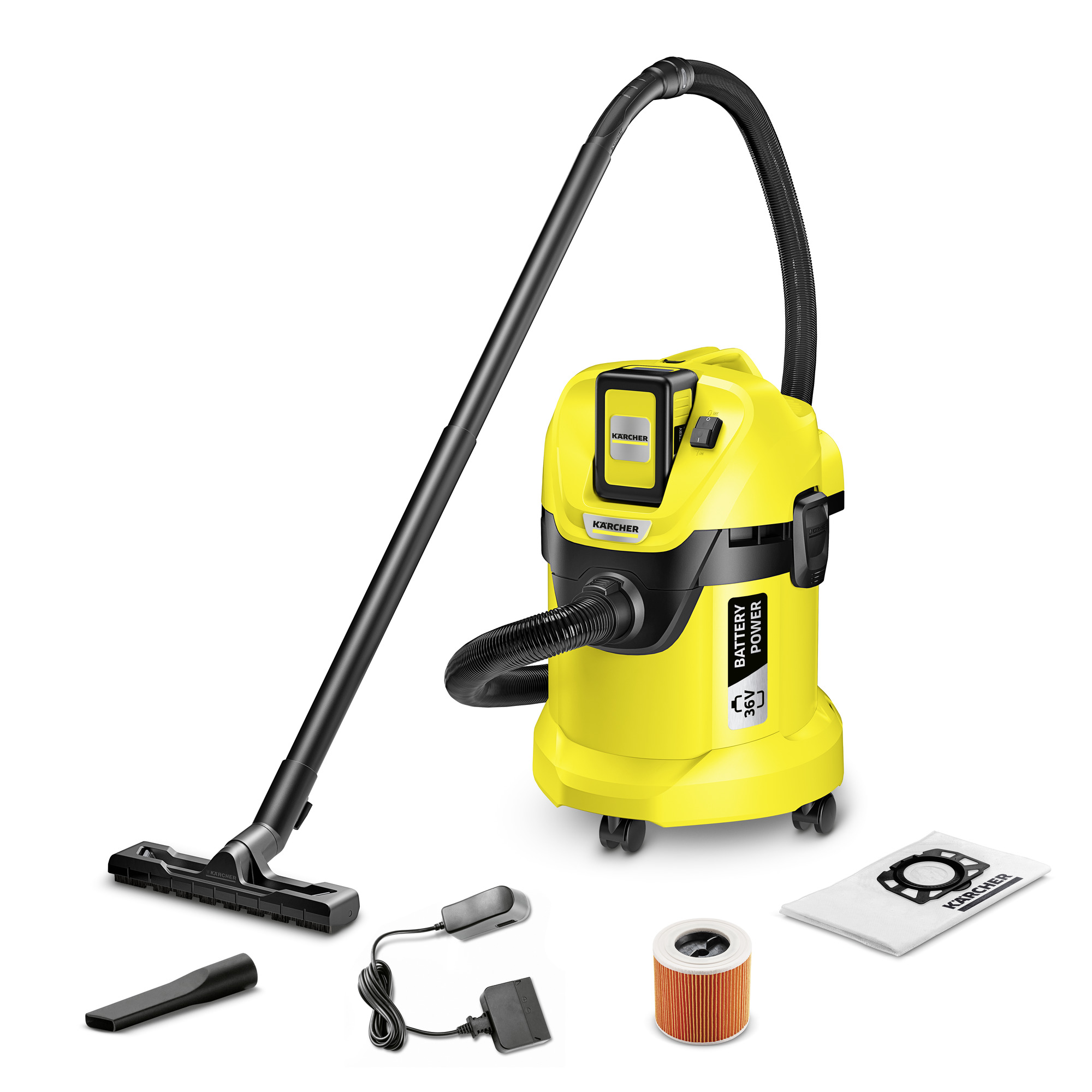 KÄRCHER Akku-Nass-/Trockensauger WD 3 Battery Set Produktbild img1 L
