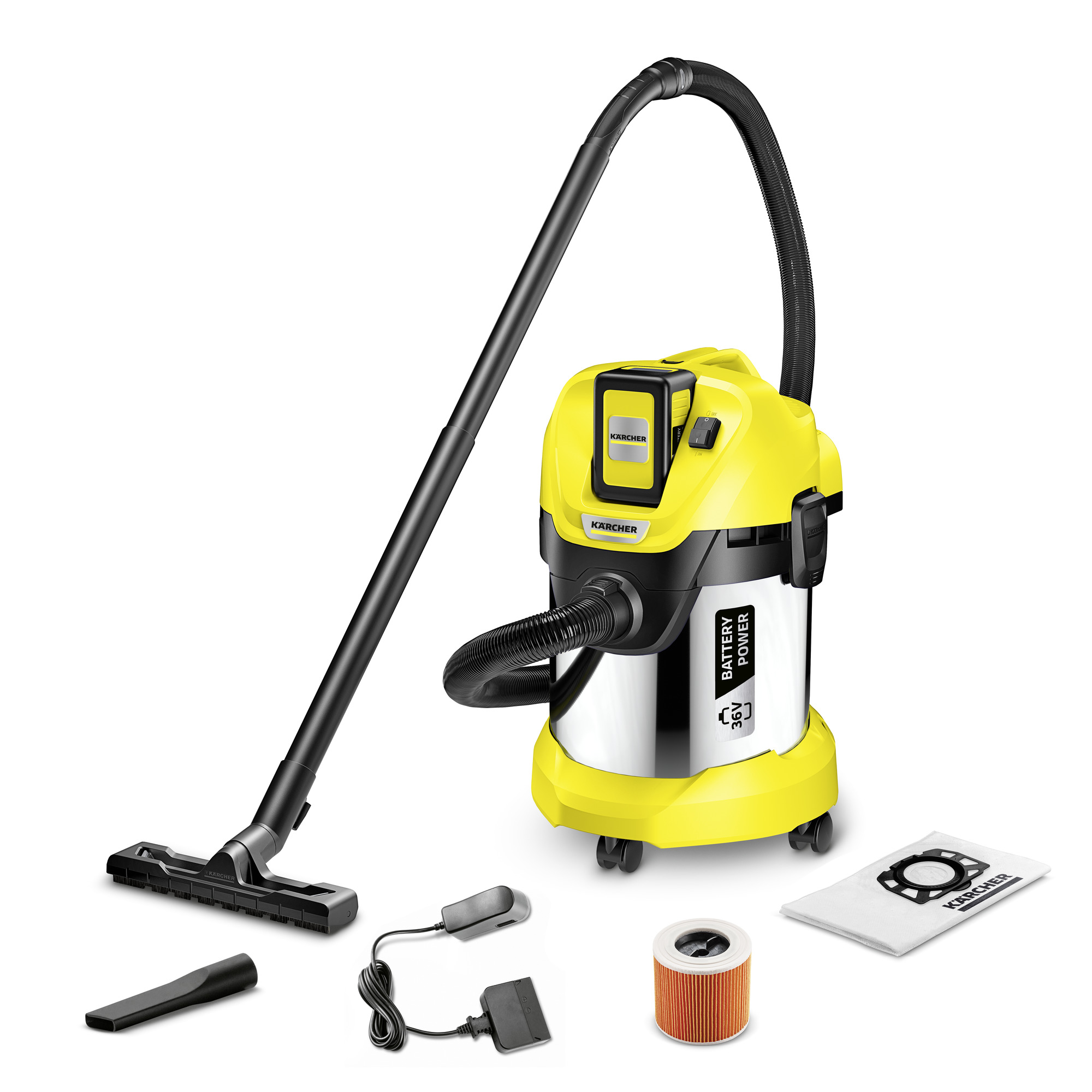 Kärcher Akku-Nass-/Trockensauger WD 3 Battery Premium Set Produktbild img1 L