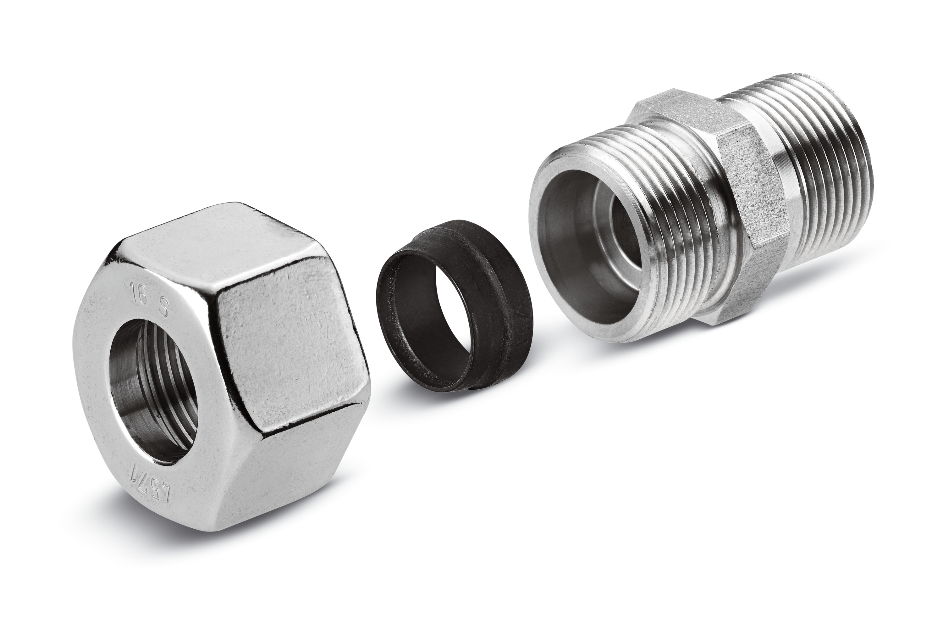 Kärcher Verbindungsstück Rohr/HD-Schlauch, Edelstahl (Ermeto) Produktbild img1 L