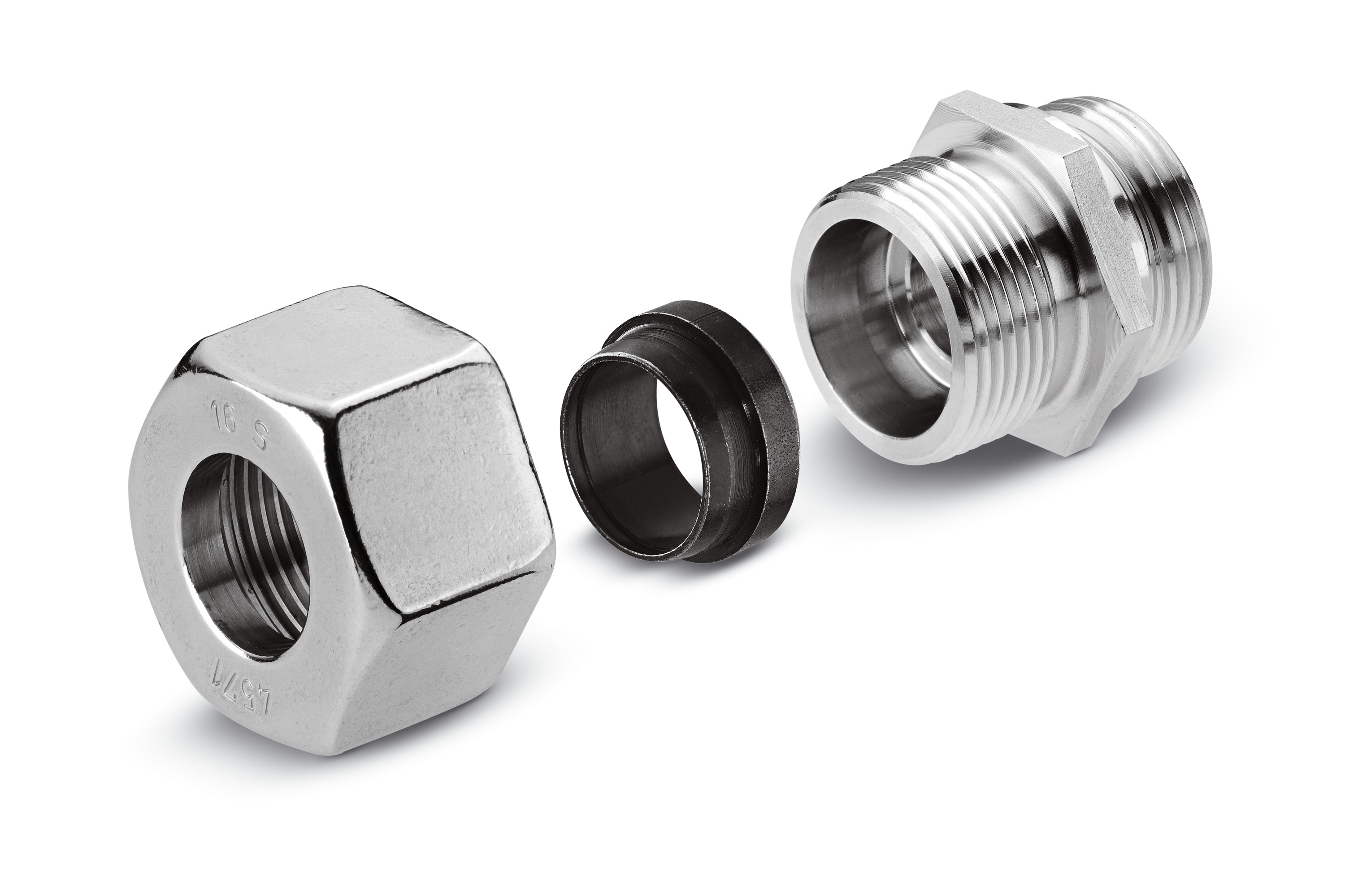 Kärcher Verbindungsstück Rohr/Absperrhahn, Edelstahl (Ermeto) Produktbild img1 L