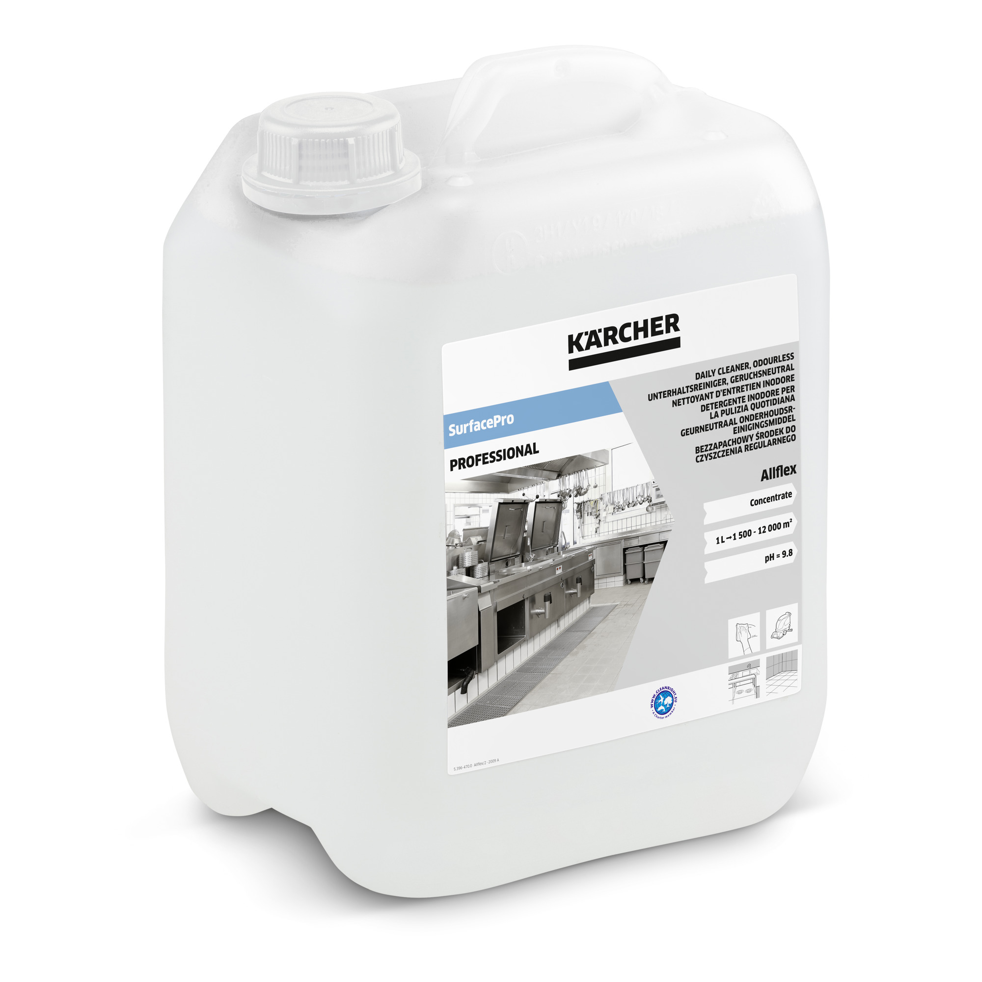 Kärcher SurfacePro Leerflasche, Oberflächenreiniger CA 30 C-D eco!perform, 0.5 L Produktbild img1 L