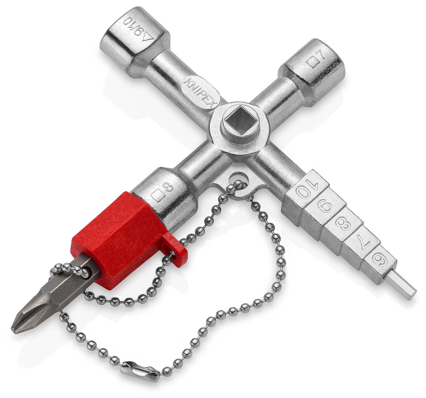 KNIPEX 00 11 04 Profi-Key für gängige Absperrsysteme 89 mm Produktbild img2 L