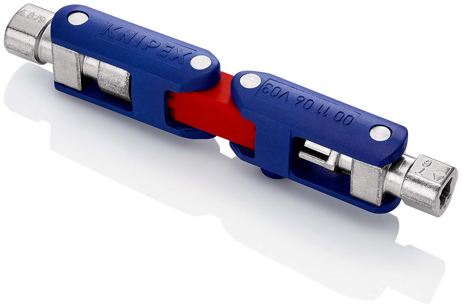 KNIPEX 00 11 06 V03 Schaltschrankschlüssel Double-Joint 62 mm Produktbild img2 L