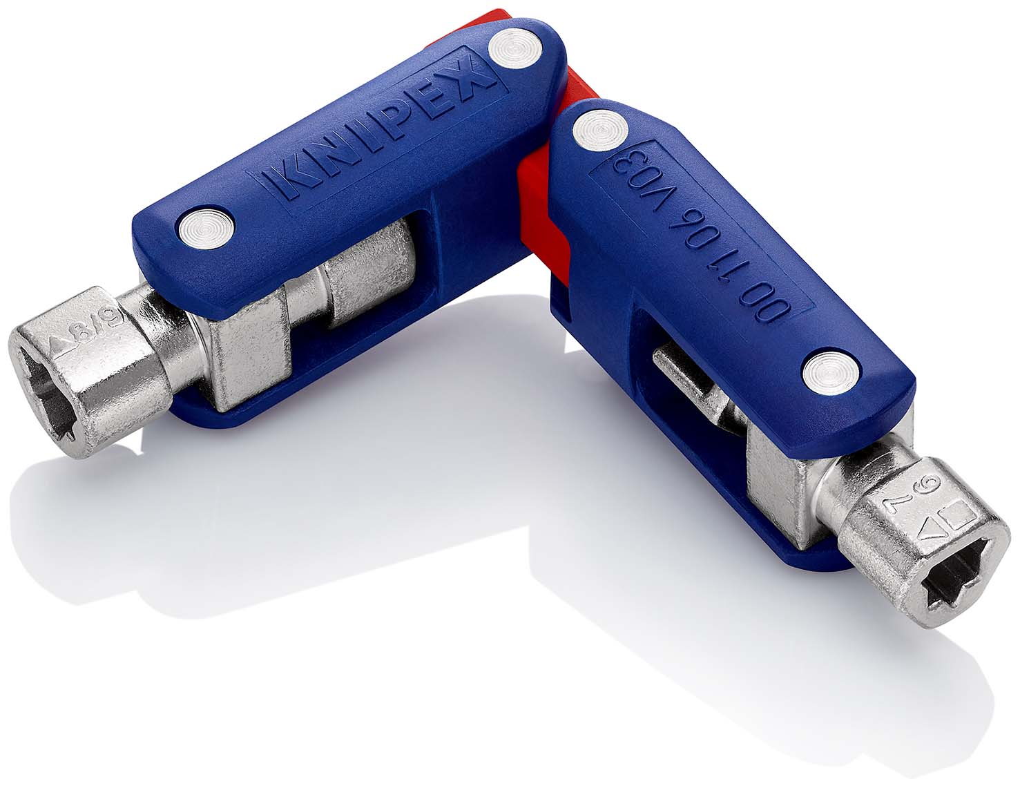 KNIPEX 00 11 06 V03 Schaltschrankschlüssel Double-Joint 62 mm Produktbild img3 L
