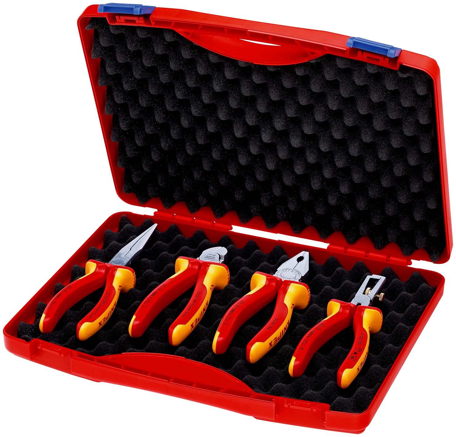 KNIPEX 00 20 15 Werkzeug-Box "RED" Elektro Set 1 4-teilig 275 mm Produktbild img1 L