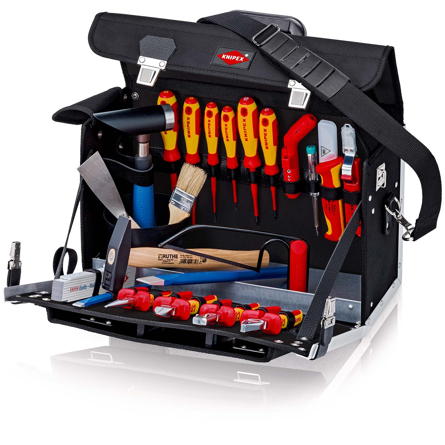 KNIPEX 00 21 02 EL Werkzeugtasche "Classic" Elektro 180 mm Produktbild img1 L