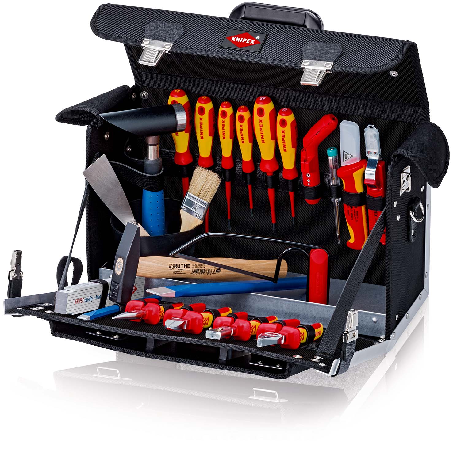 KNIPEX 00 21 34 HL S2 Werkzeugkoffer „Robust23 Start" Elektro 24-teilig Produktbild img2 L