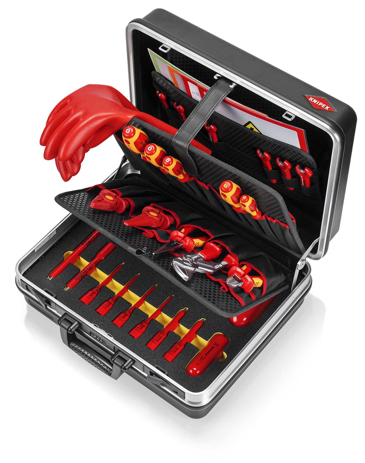 KNIPEX 00 21 34 HL S2 Werkzeugkoffer „Robust23 Start" Elektro 24-teilig Produktbild img3 L