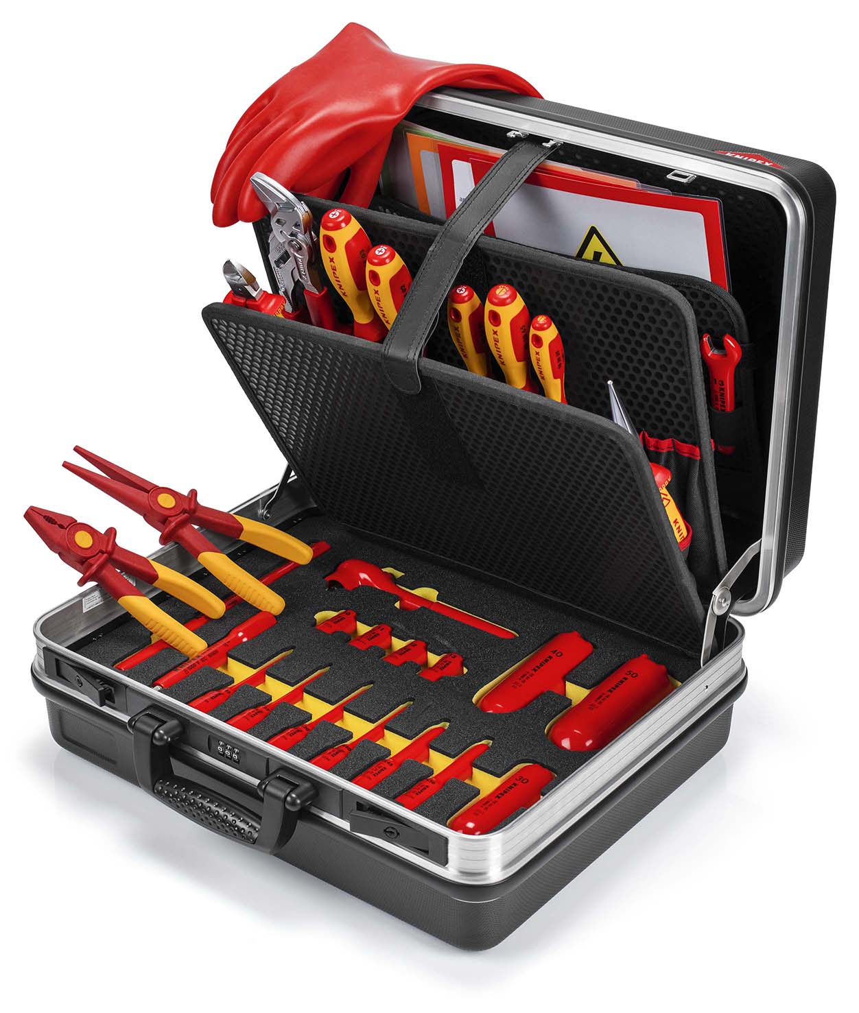 KNIPEX 00 21 34 HL S2 Werkzeugkoffer „Robust23 Start" Elektro 24-teilig Produktbild img4 L