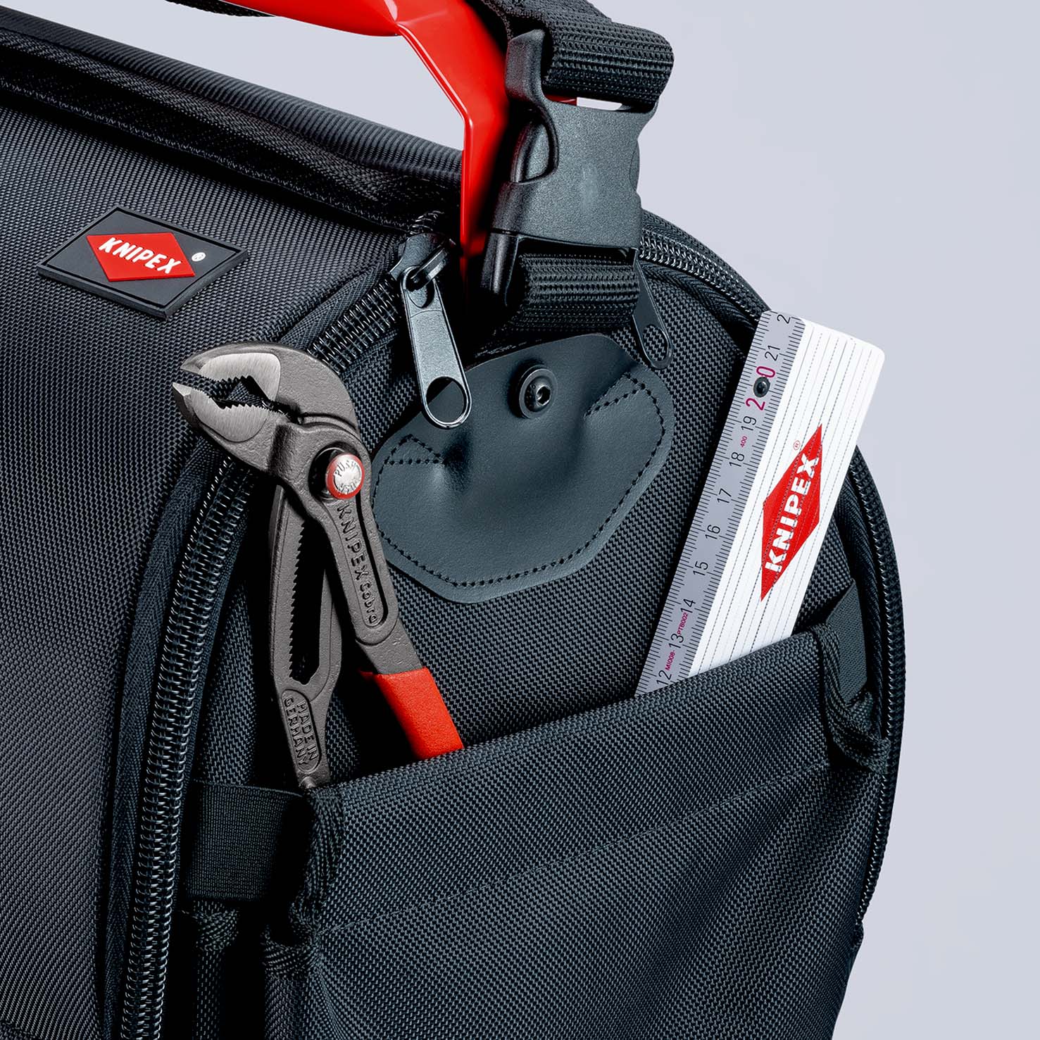 KNIPEX 00 21 08 LE Werkzeugtasche "LightPack" leer 300 mm Produktbild img5 L