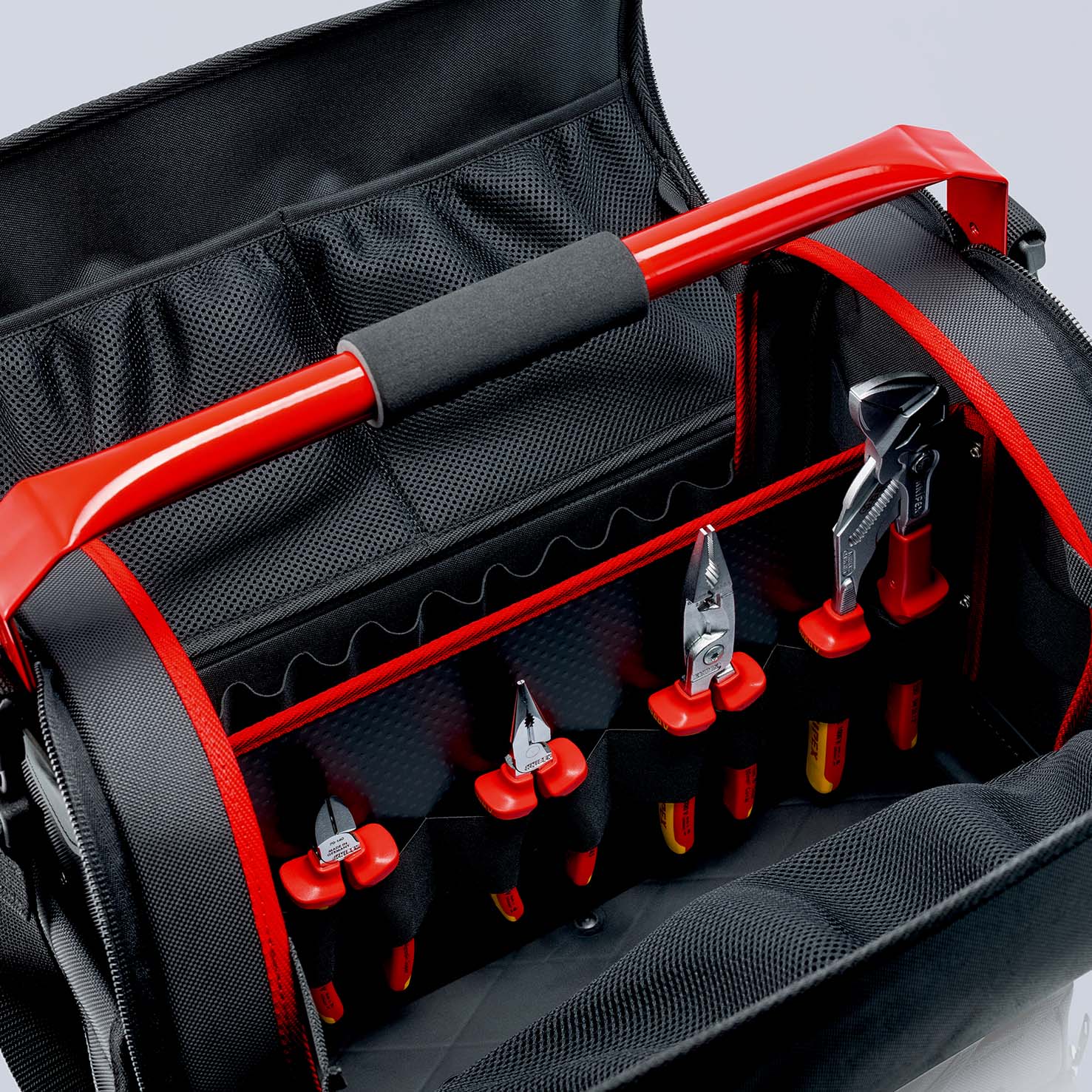 KNIPEX 00 21 08 LE Werkzeugtasche "LightPack" leer 300 mm Produktbild img8 L