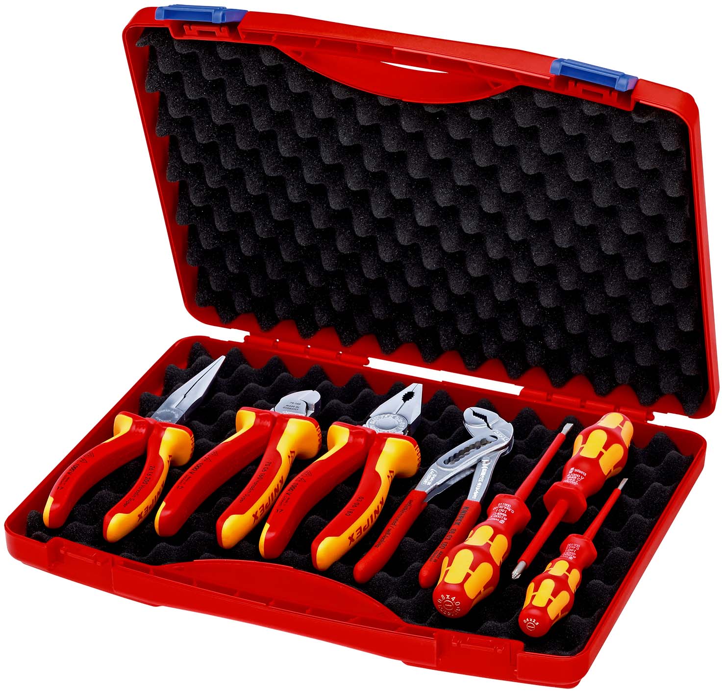 KNIPEX 00 21 15 Werkzeug-Box "RED" Elektro Set 2 7-teilig 275 mm Produktbild img1 L