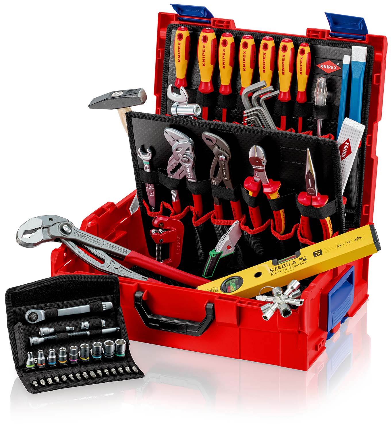 KNIPEX 00 21 19 LB S L-BOXX® Sanitär 52-teilig 357 mm Produktbild img2 L