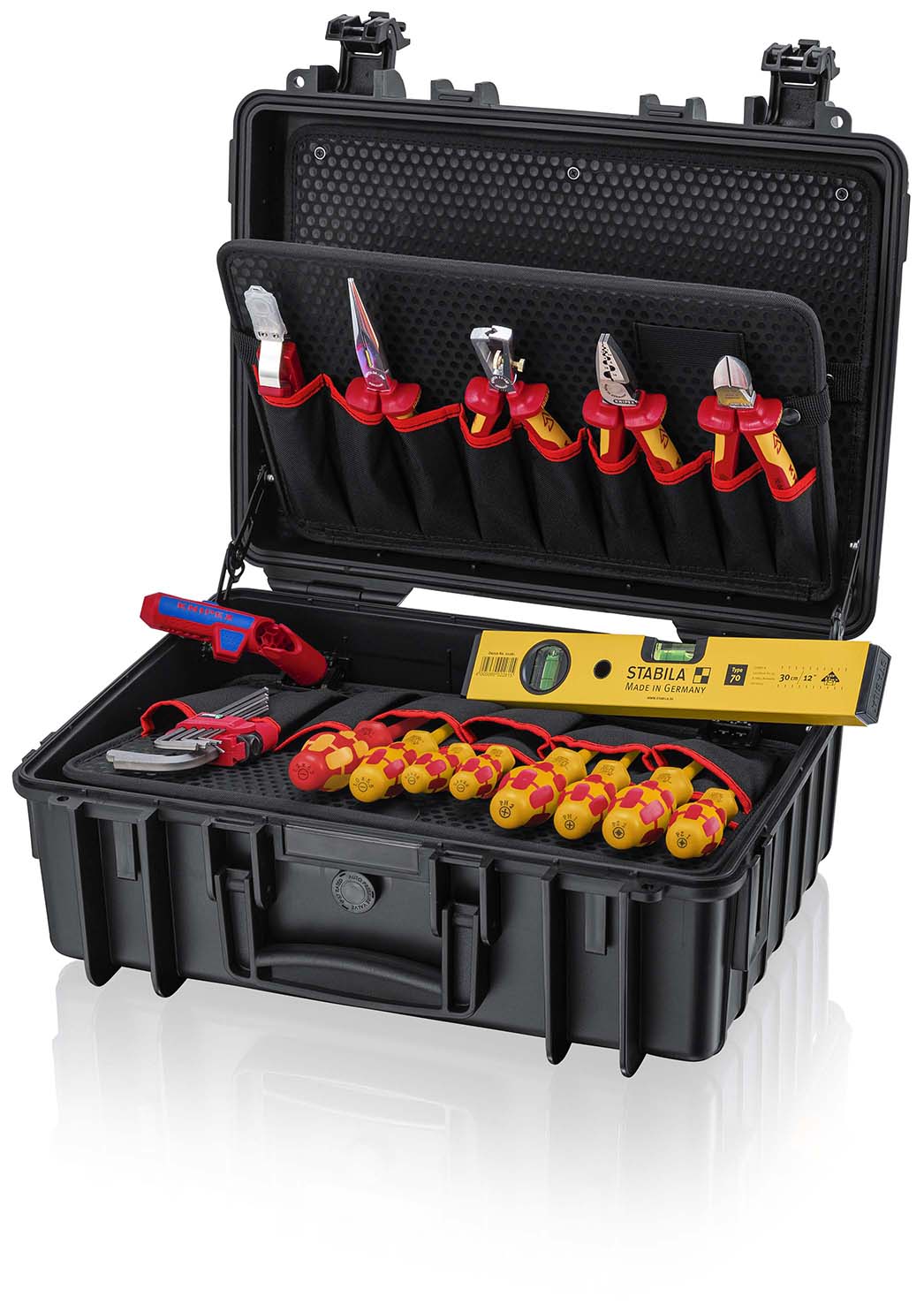 KNIPEX 00 21 34 HL S2 Werkzeugkoffer „Robust23 Start" Elektro 24-teilig Produktbild img1 L