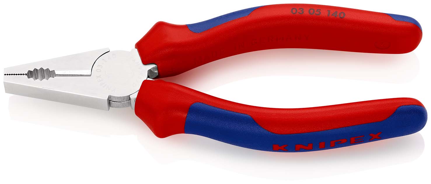 KNIPEX Kombizange 03 05 140 verchromt MK-Griff 140mm Produktbild img1 L