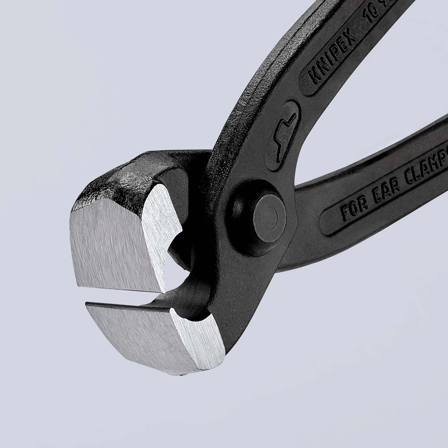 KNIPEX 10 98 I220 Ohrklemmenzange 220 mm schwarz atramentiert mit Kunststoff überzogen poliert Produktbild img11 L