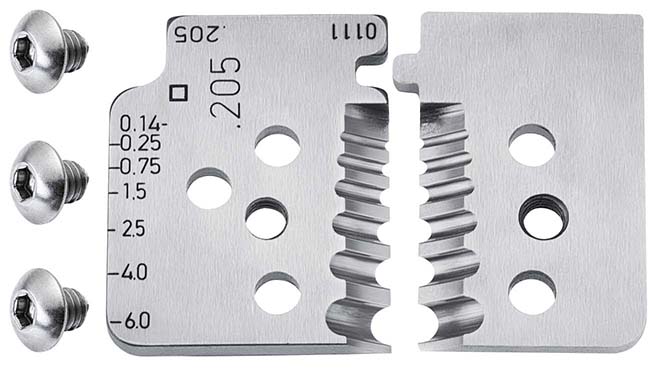 KNIPEX 12 19 06 1 Satz Ersatzmesser für 12 12 06 Produktbild img1 L