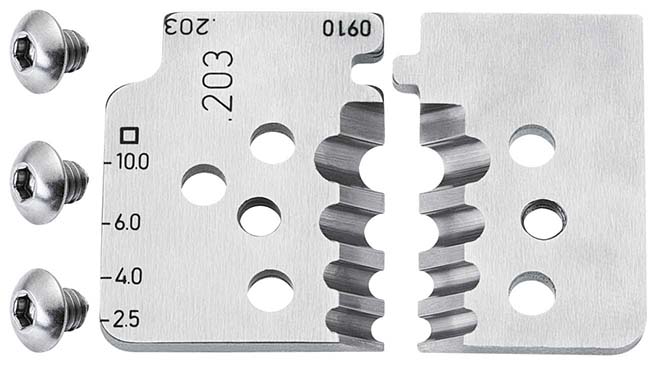 KNIPEX 12 19 10 1 Satz Ersatzmesser für 12 12 10 Produktbild img1 L