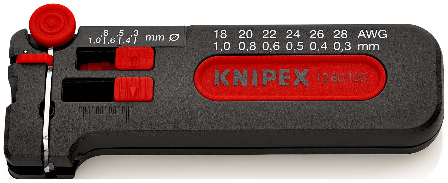 KNIPEX 12 80 100 SB Mini-Abisolierwerkzeug 100 mm Produktbild img1 L
