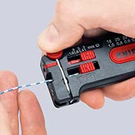 KNIPEX 12 80 100 SB Mini-Abisolierwerkzeug 100 mm Produktbild img2 L