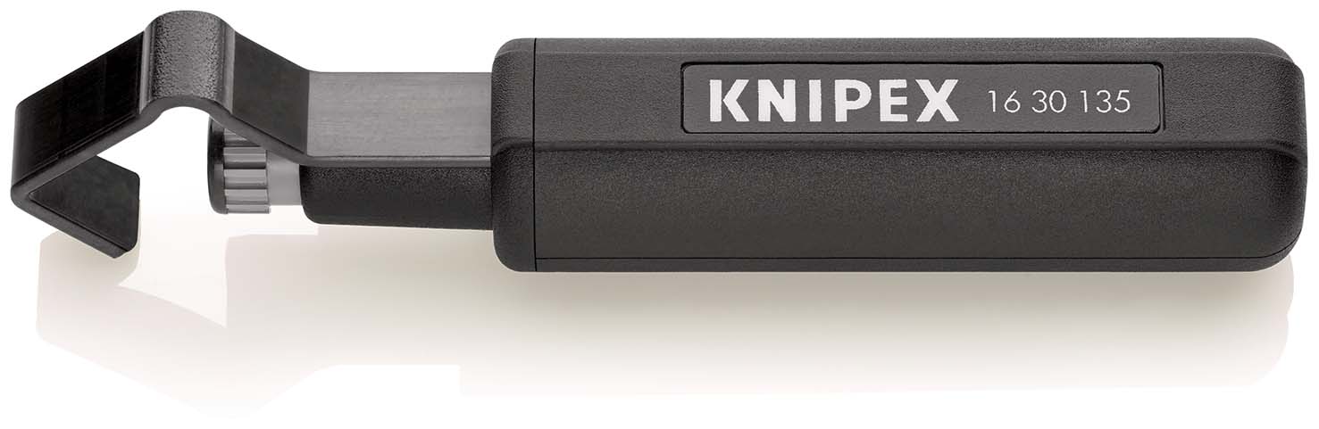 KNIPEX 16 30 135 SB Abmantelungswerkzeug für Wendelschnitt 135 mm schlagfestes Kunststoffgehäuse Produktbild img2 L