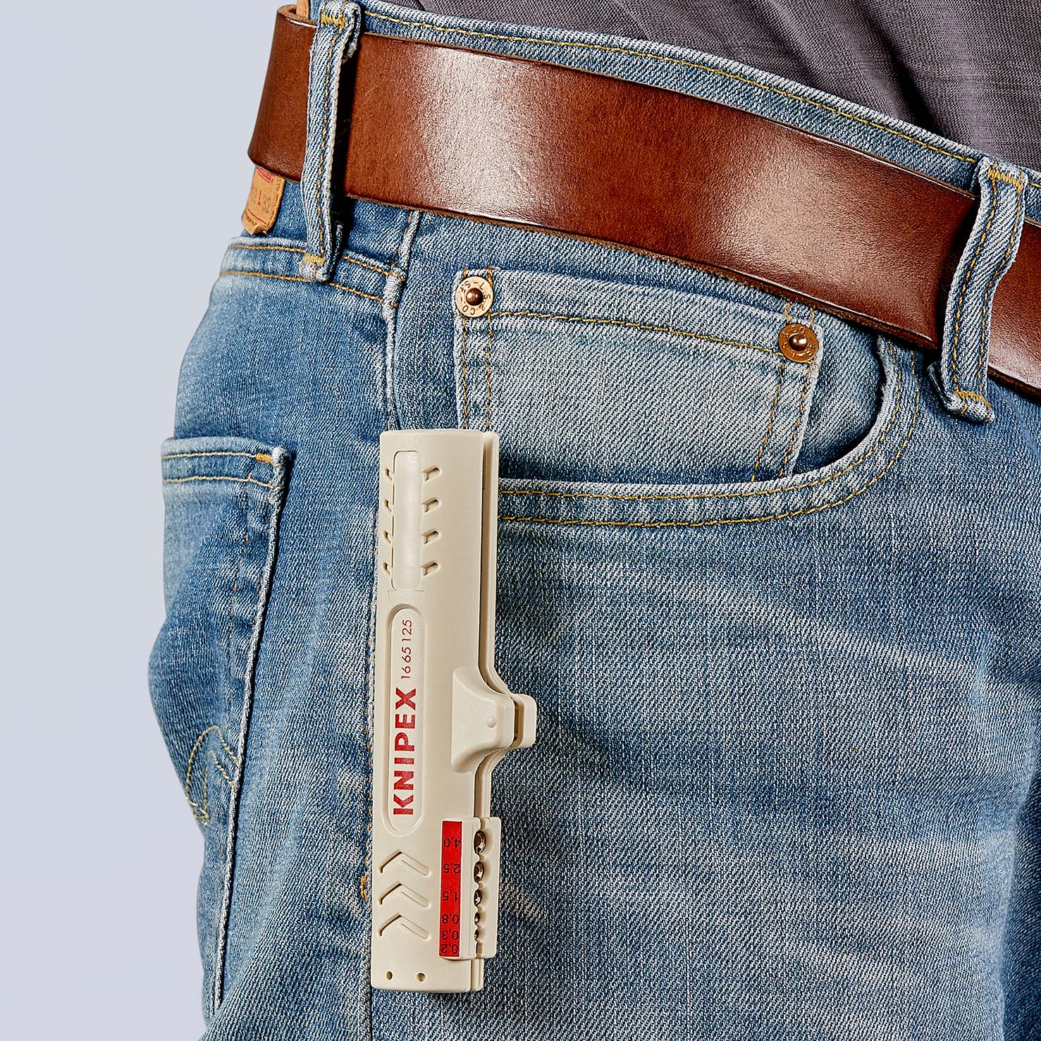 KNIPEX 16 65 125 SB Abmantelungswerkzeug für Datenkabel 125 mm Produktbild img7 L