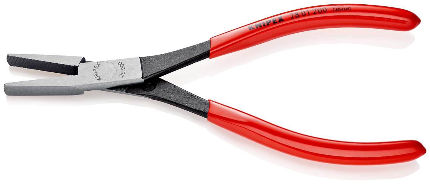 KNIPEX 28 01 200 Montierzange 200 mm schwarz atramentiert mit Kunststoff überzogen poliert Produktbild img2 L