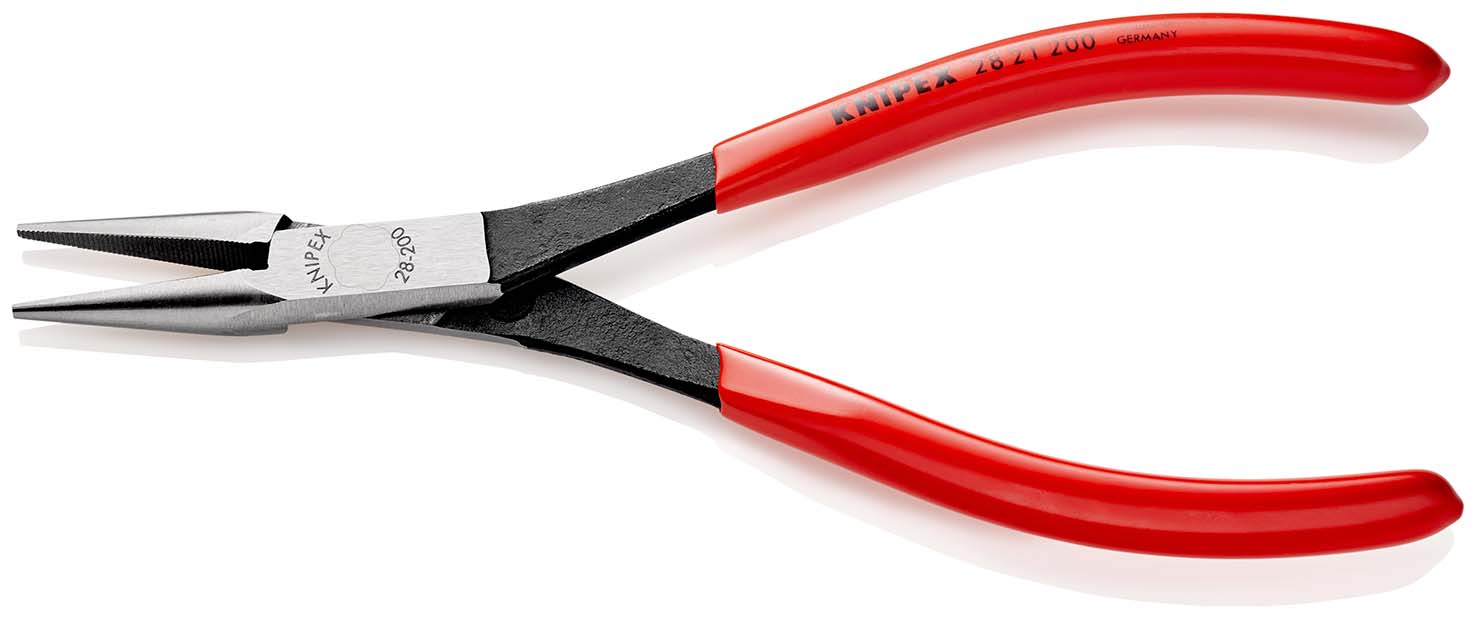 KNIPEX 28 21 200 Montierzange 200 mm schwarz atramentiert mit Kunststoff überzogen poliert Produktbild img2 L