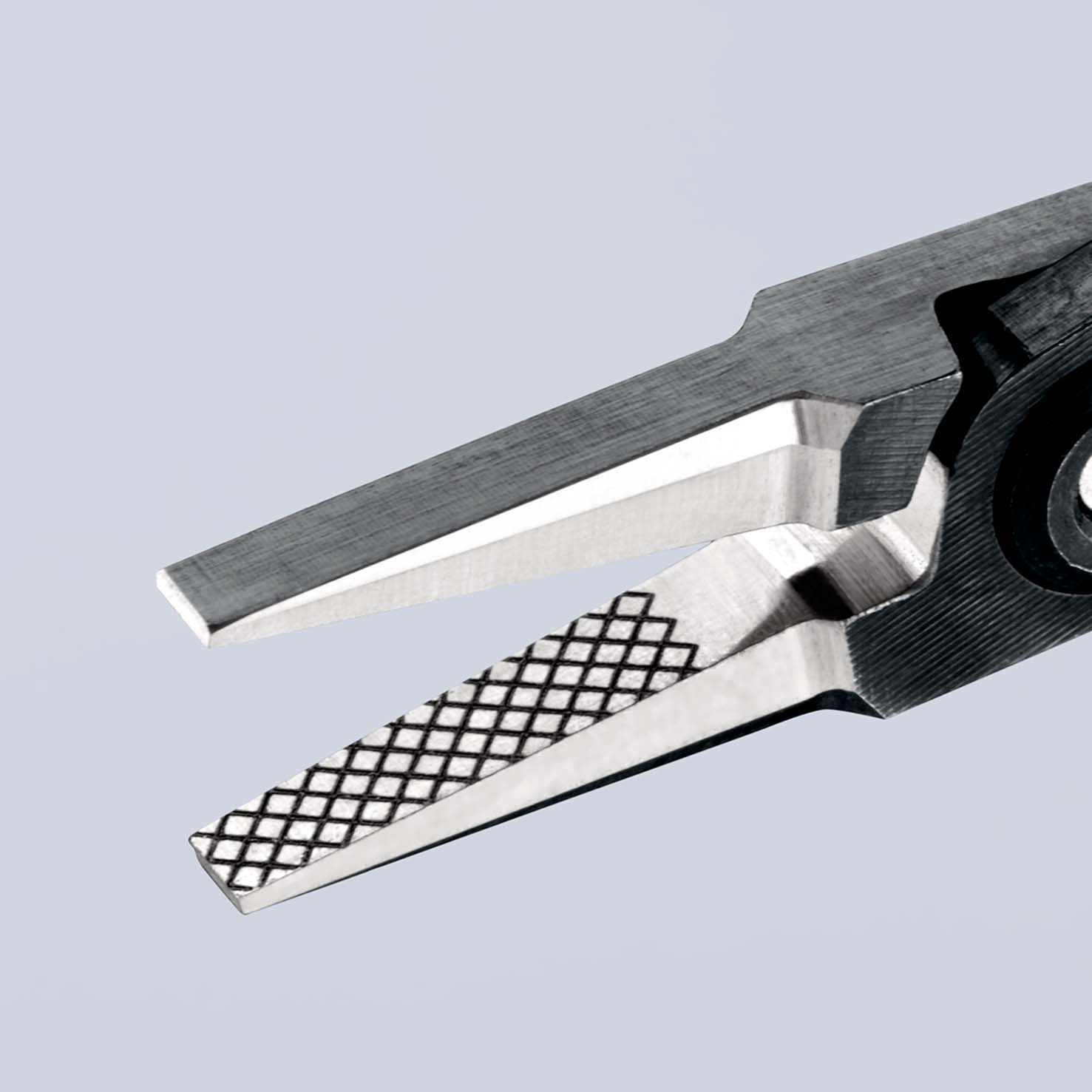 KNIPEX 34 42 130 ESD Präzisions-Elektronik-Greifzange ESD 130 mm brüniert mit Mehrkomponenten-Hüllen poliert Produktbild img6 L