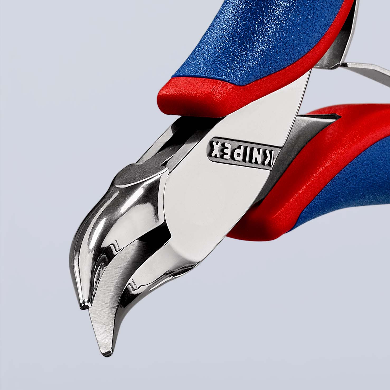 KNIPEX 35 42 115 Elektronik-Greifzange mit durchgestecktem Gelenk 115 mm mit Mehrkomponenten-Hüllen spiegelpoliert Produktbild img4 L