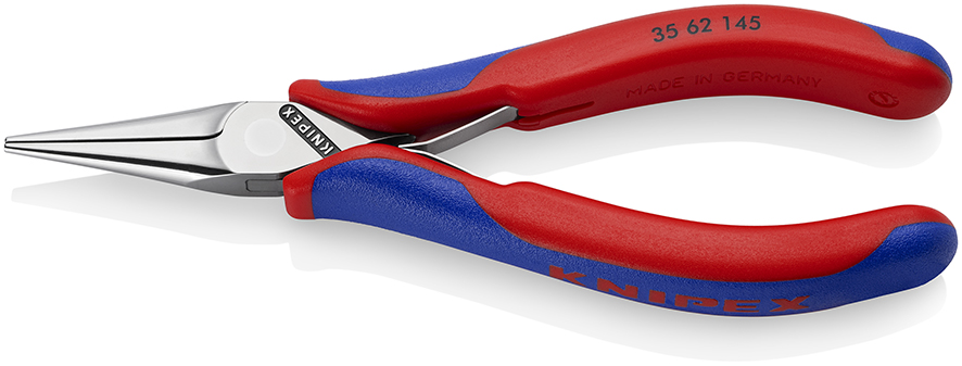 KNIPEX 35 62 145 Elektronik-Greifzange 149 mm spiegelpoliert mit Mehrkomponenten-Hüllen spiegelpoliert Produktbild img1 L