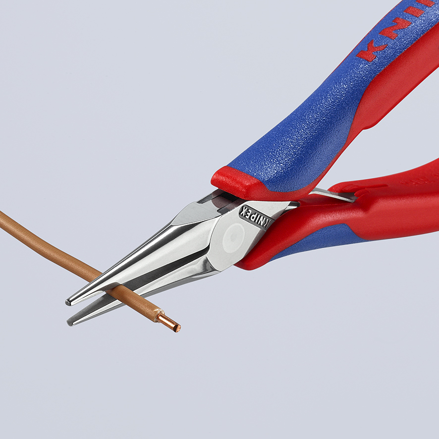 KNIPEX 35 62 145 Elektronik-Greifzange 149 mm spiegelpoliert mit Mehrkomponenten-Hüllen spiegelpoliert Produktbild img3 L